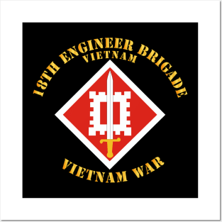 18th Engineer Brigade Vietnam  - Vietnam War Posters and Art